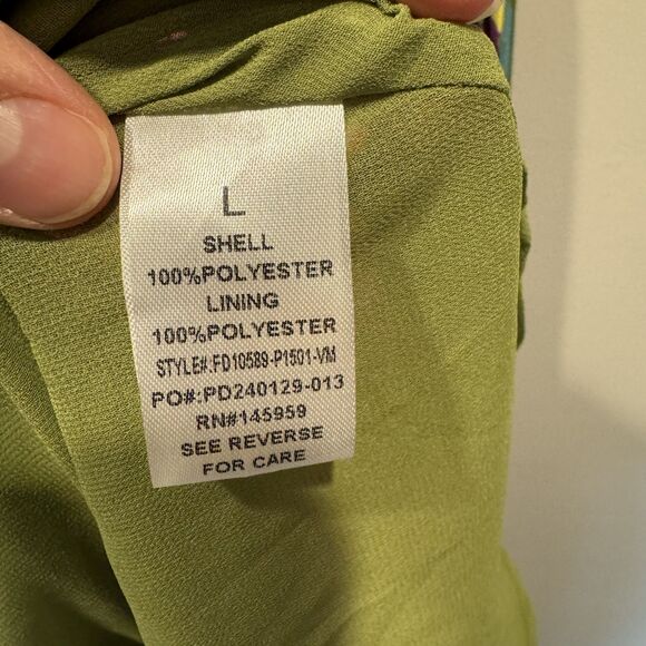 Dress Forum One Shoulder Floral Maxi Dress Side Cutout Boho Artsy Women sz Large - Picture 5 of 11